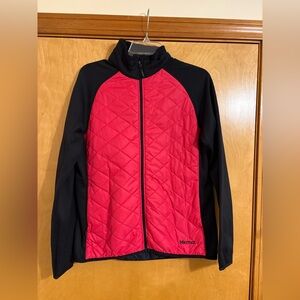 Marmot Pink & Black Quilted Jacket
